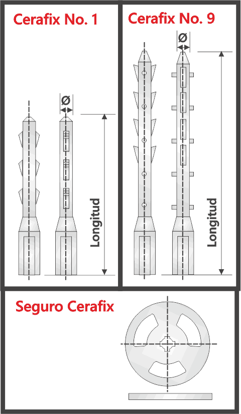 ANCLAJE CERAMICO PARA FIBRA CERAMICA