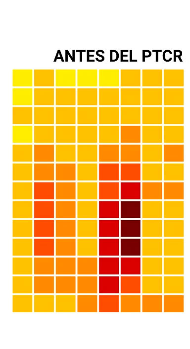 Gráfica de oscilación de temperatura en un horno industrial antes de ser calibrado
