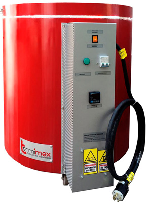 horno para cerámica cilíndrico