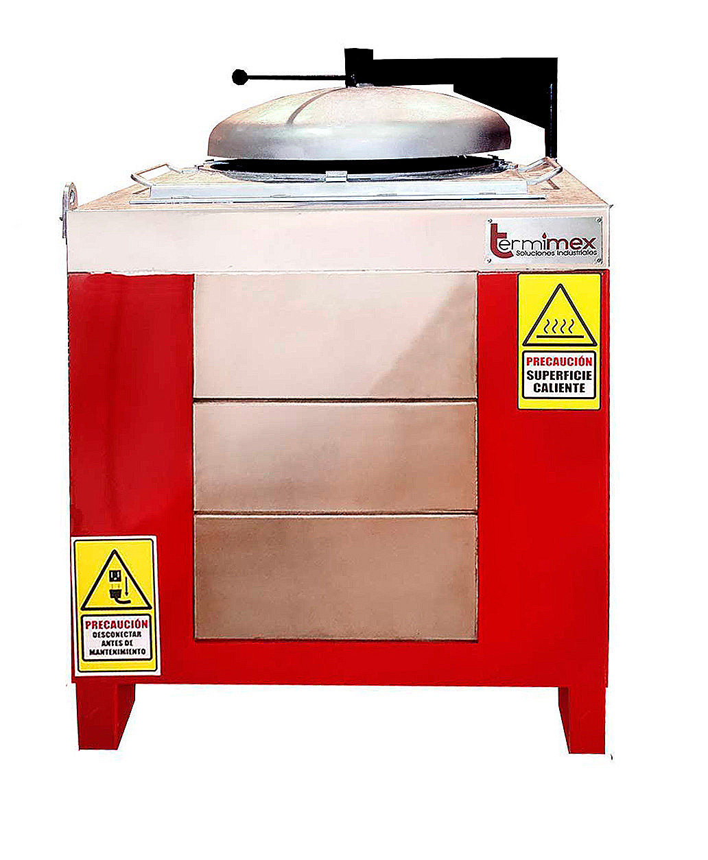 Horno de fundición electrico para metales no ferrosos en entorno industrial
