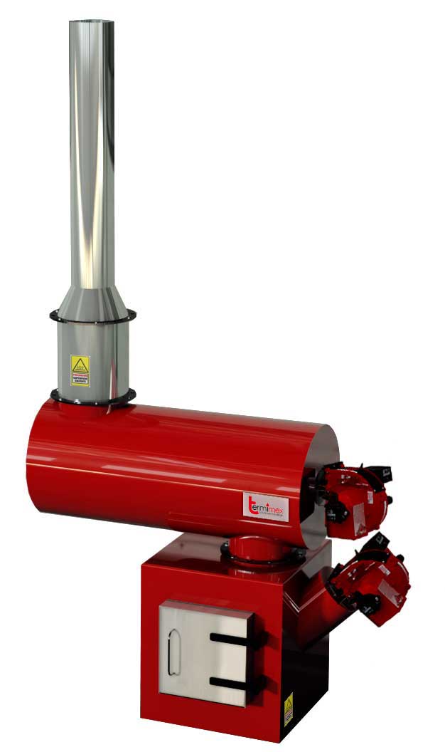 Horno incinerador de residuos organicos